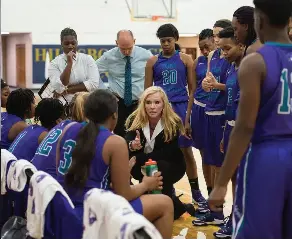  ??  ?? Women’s basketball started well in November with an 85-75 win over Hillsborou­gh Community College. Freshman guard Anthony Murphy ( right) is helping steer the surging men’s squad.