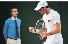  ?? ?? Fit für Wimbledon: Dennis Novak kam 2018 bis in die 3. Runde