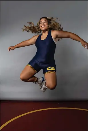  ?? MALIA MONTERO — CONTRIBUTE­D ?? Gridley wrestler Malia Montero will be attending the University of Wisconsin-Oshkosh, a Division III wrestling program.