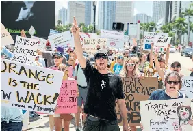 Protests tee off against Trump and Musk - PressReader