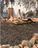  ??  ?? Jill Richardson’s home in Santa Rosa was destroyed in 2017 by the Tubbs fire. Photograph: Courtesy Jill Richardson