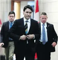  ?? JUSTIN TANG / THE CANADIAN PRESS ?? Prime Minister Justin Trudeau has said that Canada is “moving towards flexibilit­y” on supply management.