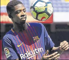  ?? AFP ?? Barcelona'most expensive player Ousmane Dembele.