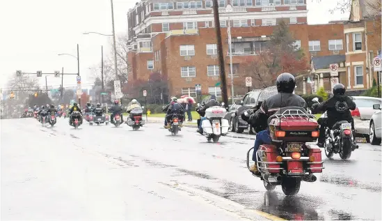  ?? AMY SHORTELL/THE MORNING CALL ?? The 36th annual Toy Run, sponsored by the Lehigh Valley Chapter of the Alliance of Bikers Aimed Toward Education, will be held Nov. 23. Participan­ts start at Dorney Park prior to riding to the Volunteer of America Children's Center on Union Street in Allentown.