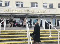  ?? JANE MUNDY ?? Off to the races at Ascot — the minimum bet is two pounds.