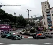  ?? ?? Monaco was definitely Alonso’s best chance of beating Verstappen in those early races