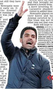  ?? ACTION IMAGES ?? Winning feeling: Mikel Arteta