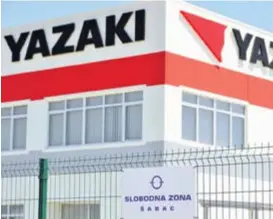  ??  ?? Yazaki, veliki japanski proizvođač kabela za autoindust­riju prije tri godine otvorio je svoju tvornicu u šabačkoj Slobodnoj zoni gdje zapošljava 500 radnika