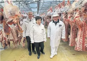  ?? AP ?? World Health Organisati­on (WHO) chief Margaret Chan visits the Rungis internatio­nal market to mark the World Health Day in Rungis, outside Paris on April 7, 2015. The WHO routinely spends about US$200 million a year on travel, far more than what it...