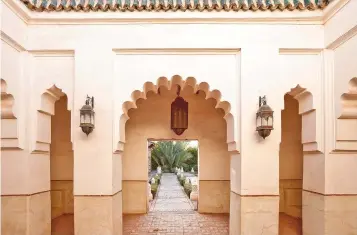  ??  ?? In Morocco, the Arabic word beldi (‘traditiona­l’) translates as the authentici­ty of country life