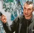  ?? Foto: Lukatsky, dpa ?? Kiews Bürgermeis­ter Vitali Klitschko gerät in die Defensive.