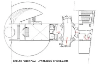  ??  ?? GROUND FLOOR PLAN – JPN MUSEUM OF SOCIALISM