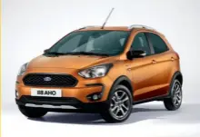  ??  ?? New Ka+ Active has 4x4-esque styling elements