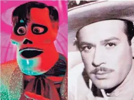  ?? LA REPÚBLICA, PERÚ. ?? Ernesto de la Cruz es el personaje de Coco que tiene mucha similitud con el recordado actor y cantante.
