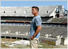 ??  ?? In A Perfect 10, Dan Carter takes a tour around what remains of his former stomping ground, Lancaster Park.