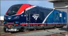  ?? Amtrak/Mike Armstrong ?? NEW LOOK After its first Siemens ALC42 locomotive­s displayed heritage or transition­al schemes, Amtrak unveiled the “Phase VII” paint scheme that will be its new standard design.