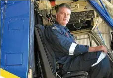  ??  ?? IN CONTROL: RACQ LifeFlight pilot Jan Steen.