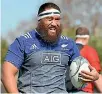  ??  ?? All Blacks prop Charlie Faumuina will be sorely missed when he leaves for France in 2017.