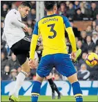  ??  ?? ON TARGET: Mitrovic nets his first
