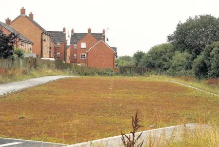  ?? PETER BOLTER ?? The park and ride site at Brackla, Bridgend