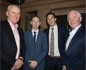  ??  ?? Friends meet up at the at the 100th Anniversar­y Dinner of Austin Stacks GAA Club,Tralee banquet in Ballygarry House Hotel & Spa,Tralee on Friday.