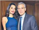  ??  ?? Coupled off: Amal Clooney married George at 36