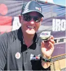  ?? Photo / Finisher ?? The voice of Ironman, Mike Reilly at the 35th anniversar­y of Ironman New Zealand in 2019.