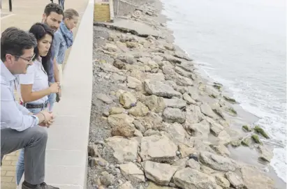  ?? Foto: Rathaus ?? Zum Baden lädt der Strand von Balerma nicht gerade ein.