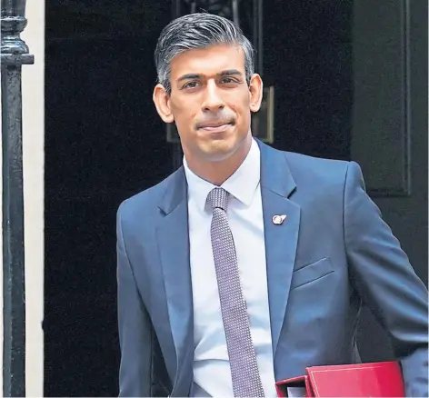  ?? ?? PACT: Prime Minister Rishi Sunak was unable to say when the number of migrant crossings to the UK would reduce.