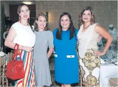  ??  ?? Marilin Labbe, Lisa Miller, Xiomara Hernández y Leticia Garza.