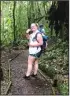  ?? Submitted by Lacy Allen ?? Lacy Allen walks along a trail in Costa Rica during a Global Classroom excursion this summer.