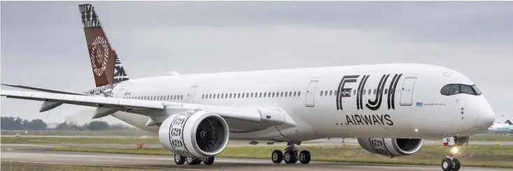  ?? A Fiji Airways A350. ??