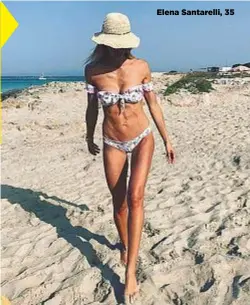  ??  ?? Elena Santarelli, 35