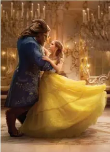  ?? WALT DISNEY STUDIOS ?? Disney’s Beauty and the Beast, starring Emma Watson as Belle and Dan Stevens as the Beast, was formatted for the largest Imax screens.