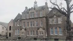 ??  ?? Hawick High School is not fit for purpose, according to a teacher