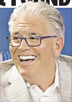  ??  ?? Mike Francesa sounded like he was smiling ear to ear when he made his return to WFAN following four and a half months away.