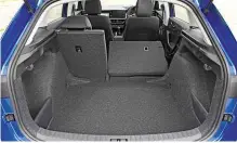  ??  ?? Scala trumps both rivals for boot space with seats up or down