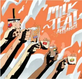  ?? SINA WITTAYAWIR­OJ, REUTERS ?? Milk Tea Alliance-kunst laget i Bangkok.