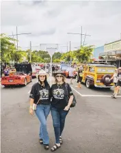  ?? ?? Alex Cook came over from Australia to go to Americarna with her friend Judy Zieth, who is part of the ramrodders team from the Wairarapa.