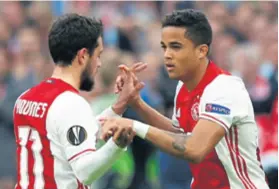  ??  ?? Tatini geni Justin Kluivert: Puno sam puta gledao taj tatin gol, nadam se da ću i ja večeras zabiti