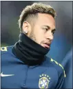  ??  ?? Neymar is an injury doubt