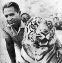  ??  ?? (Late) Kailash Sankhala (popularly known as Tiger Man of India)