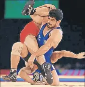  ?? GETTY IMAGES ?? Sushil (in blue) has had fitness issues in recent months.