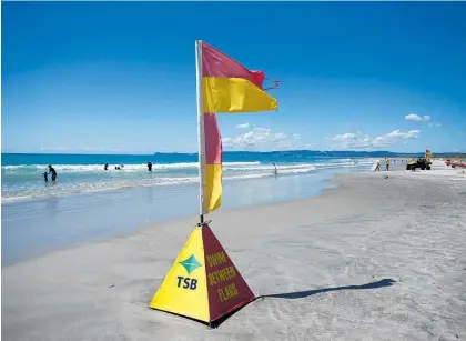  ??  ?? ACC’S advice is to choose a beach that is lifeguarde­d and to swim between the flags.