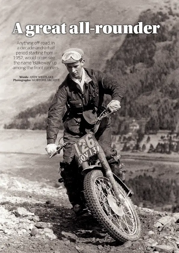 GordonBlak­ewayprofil­e | The Classic Motorcycle | PressReade­r