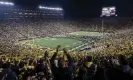  ?? ?? Michigan draw huge crowds for each home game. Photograph: Tony Ding/AP