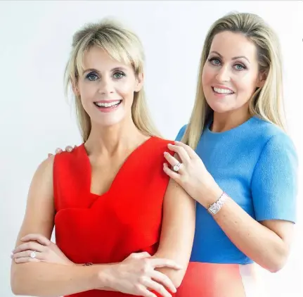  ??  ?? BEST FRIENDS: Drs Katherine and Jane Mulrooney have 10 skin and haircare products. Photo: David Conachy