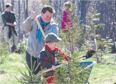  ?? TORONTO STAR FILE PHOTO ?? Planting a tree is an example of the kind of long-term thinking that society must strive for, Peter R. Sibbald writes.