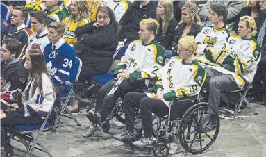  ?? KAYLE NEIS/THE CANADIAN PRESS ?? The allocation of funds collected after the deadly Humboldt Broncos bus crash must be seen as fair, writes Hilary Young.