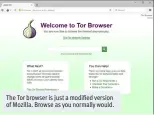  ??  ?? The Tor browser is just a modified version of Mozilla. Browse as you normally would.